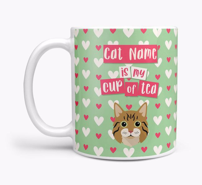 {dogsName} Is My Cup of Tea: Personalised {breedCommonName} Mug